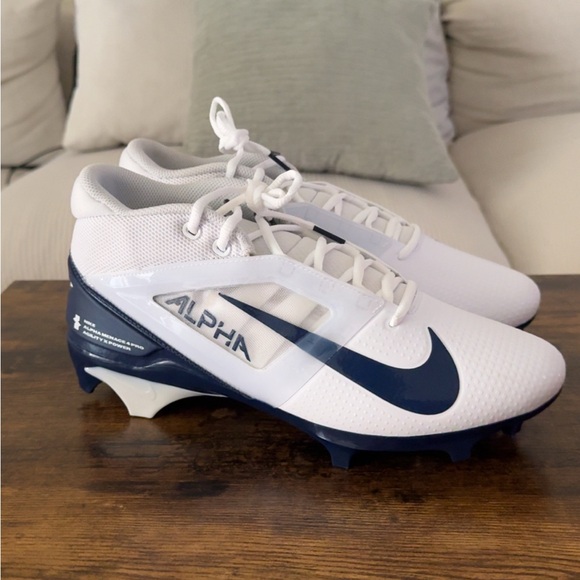 Nike Other - Nike Alpha Menace Pro 4 Football Cleats White/Navy Size 10 Brand New FD7037-104